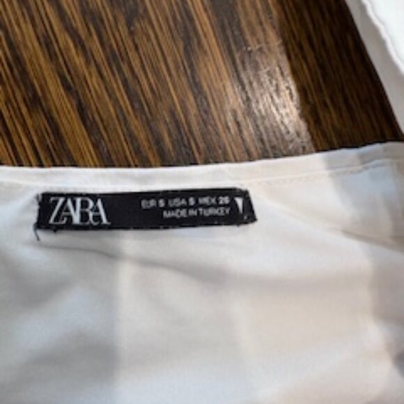 EUC Zara thick viscose backless cross over top/vest sz S - Picture 4 of 7